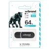 USB флеш накопичувач Wibrand 64GB Panther Black USB 2.0 (WI2.0/PA64P2B) зображення 2