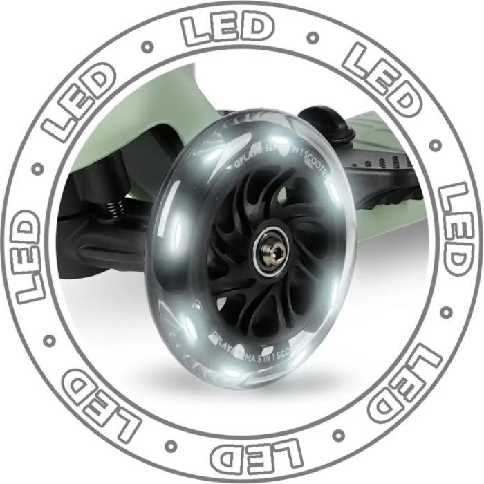 Самокат QPlay 5 в 1 Sema Pro Green (ST-004SemaProGeeen) зображення 7