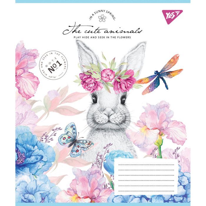 Тетрадь Yes Sunny spring 12 листов линия (766952) изображение 4