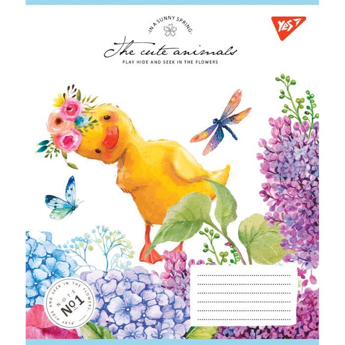 Тетрадь Yes Sunny spring 12 листов линия (766952) изображение 5