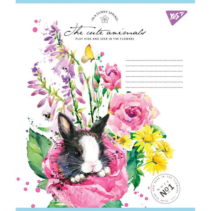 Тетрадь Yes Sunny spring 12 листов линия (766952) изображение 6