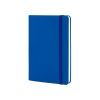 Книга записная Optima А5 VIVELLA, мягкая обложка, резинка, белый блок линия, синий (O27104-02)