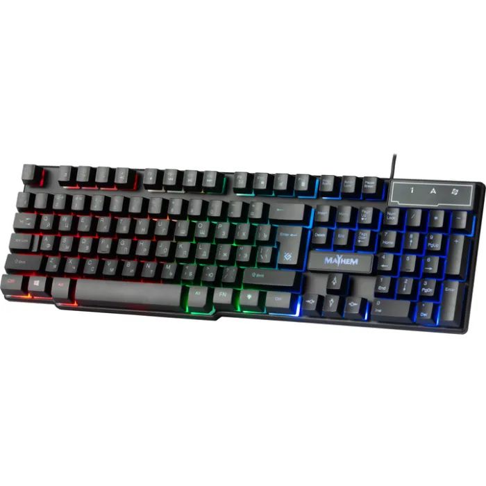 Клавиатура Defender Mayhem Mayhem GK-360DL USB UA Black (45362) изображение 2