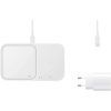 Зарядний пристрій Samsung Duo 15W wirh Power Adapter White (EP-P5400TWEGEU) зображення 2