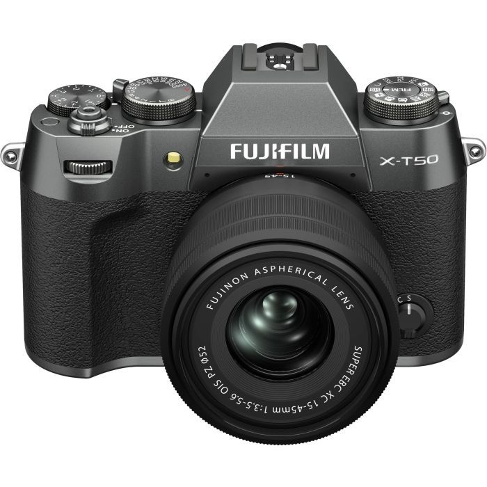 Цифровий фотоапарат Fujifilm X-T50 + XC 15-45mm F3.5-5.6 Kit Charcoal silver (16828923) зображення 2
