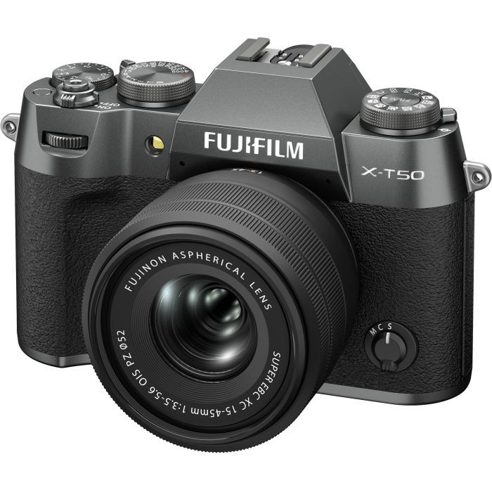 Цифровий фотоапарат Fujifilm X-T50 + XC 15-45mm F3.5-5.6 Kit Charcoal silver (16828923) зображення 3