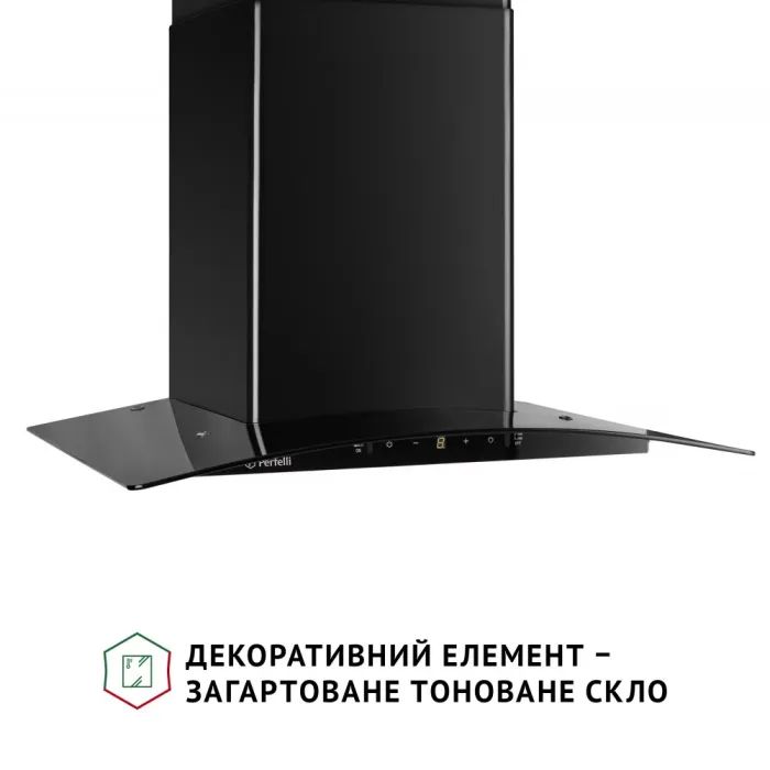 Витяжка кухонна Perfelli GRASSI 6PWB NERO зображення 3