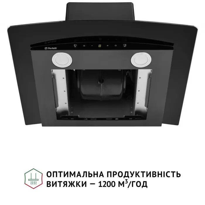 Витяжка кухонна Perfelli GRASSI 6PWB NERO зображення 8