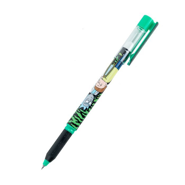 Ручка гелевая Kite пиши-стирай Rick and Morty синяя, 2 шт в пенале (RM24-069) изображение 3