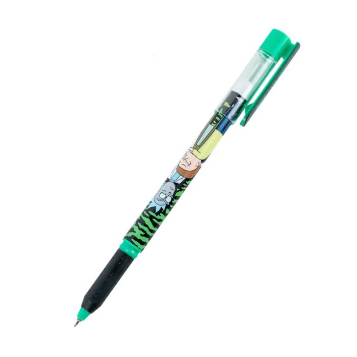 Ручка гелевая Kite пиши-стирай Rick and Morty синяя, 2 шт в пенале (RM24-069) изображение 3