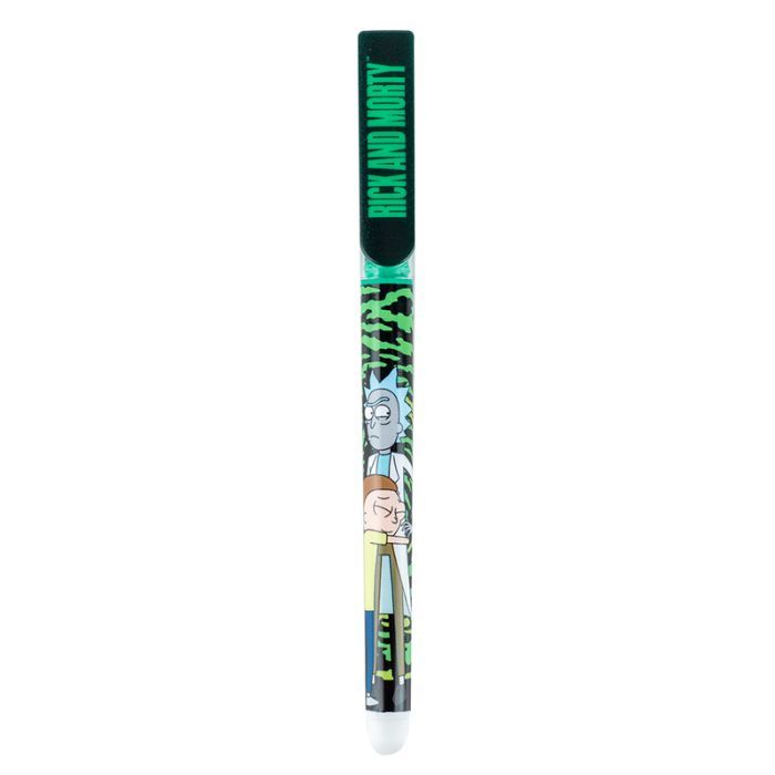 Ручка гелевая Kite пиши-стирай Rick and Morty синяя, 2 шт в пенале (RM24-069) изображение 4