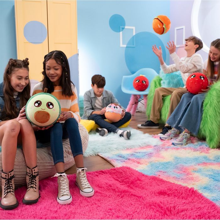 М'яка іграшка Biggies серії Little Foodies - Полуниця (надувна іграшка, насос) (BIG002-ST) зображення 6