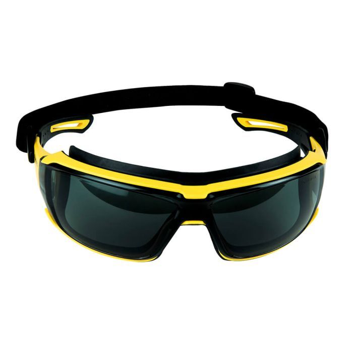 Захисні окуляри Stanley Rubber Gasket, тоновані, полікарбонатні, з м'якими гумовими дужками (SYE15-21D) зображення 3