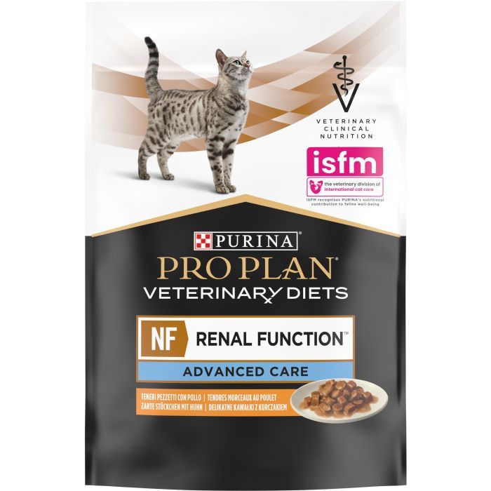 Влажный корм для кошек Purina Pro Plan Veterinary Diets NF Renal Function Advanced Care При патологии почек С курицей 10 x 85 г (7613287873644) изображение 2