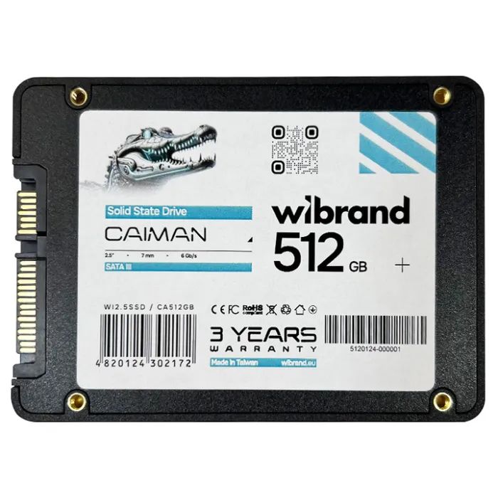 Накопичувач SSD 2.5" 256GB Caiman Wibrand (WI2.5SSD/CA256GB) зображення 2