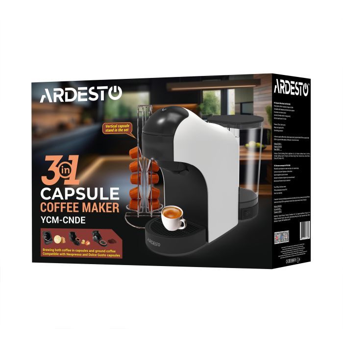 Капсульная кофеварка Ardesto YCM-CNDE изображение 12