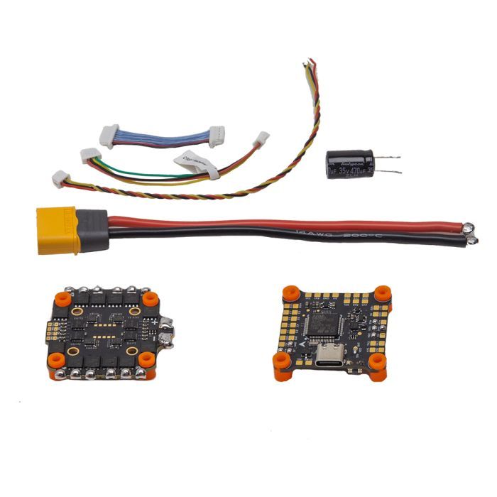 Полетный стек HAKRC F405 + 50A V2 (розпаяний) упаковка 100шт. (FCESC50BOX) изображение 8