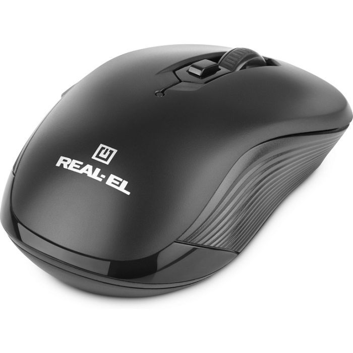 Мышка REAL-EL RM-331W Wireless Black (EL123200044) изображение 5