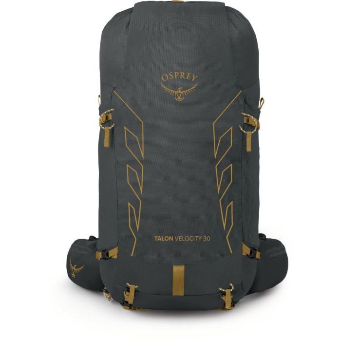 Рюкзак туристичний Osprey Talon Velocity 30 dark charcoal/tumbleweed yellow - L/XL - чорний (009.3542) зображення 4