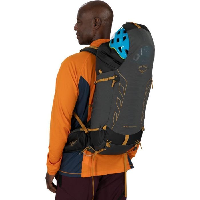 Рюкзак туристичний Osprey Talon Velocity 30 dark charcoal/tumbleweed yellow - L/XL - чорний (009.3542) зображення 6