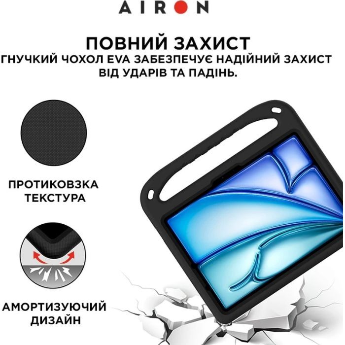 Чехол для планшета AirOn EVA Premium iPad Pro 11 / Air 11 2024 black (4822352781124) изображение 3