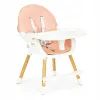 Стілець для годування Ecotoys 2 в 1 SMART Pink (HA-004 PINK) зображення 5
