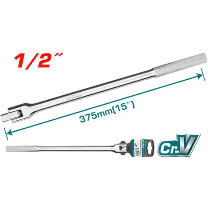 Ключ Total THTFX12151 вороток 1/2", 375 мм. (THTFX12151) зображення 2