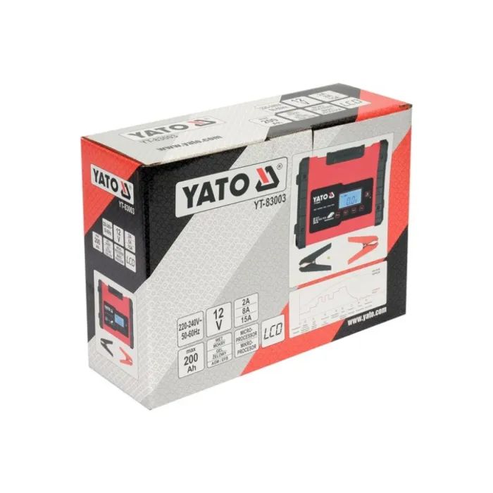 Зарядное устройство для автомобильного аккумулятора Yato YT-83003 изображение 6