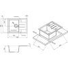 Мийка кухонна Kroner KompositCOL-6550 (CV027410) зображення 7