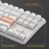 Клавиатура Ducky One 3 TKL Cherry MX Blue RGB UA USB White (DKON2187ST-CUAPXPWWWSC1) изображение 10