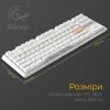 Клавиатура Ducky One 3 TKL Cherry MX Blue RGB UA USB White (DKON2187ST-CUAPXPWWWSC1) изображение 11