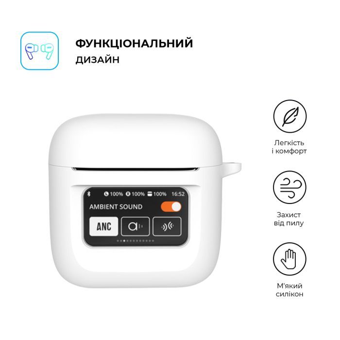 Чехол для наушников Armorstandart Hang Case для JBL Tour Pro 2 Black (ARM80444) изображение 2