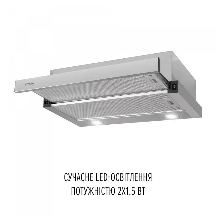 Вытяжка кухонная Perfelli TL 6822 WH 1200 LED изображение 4