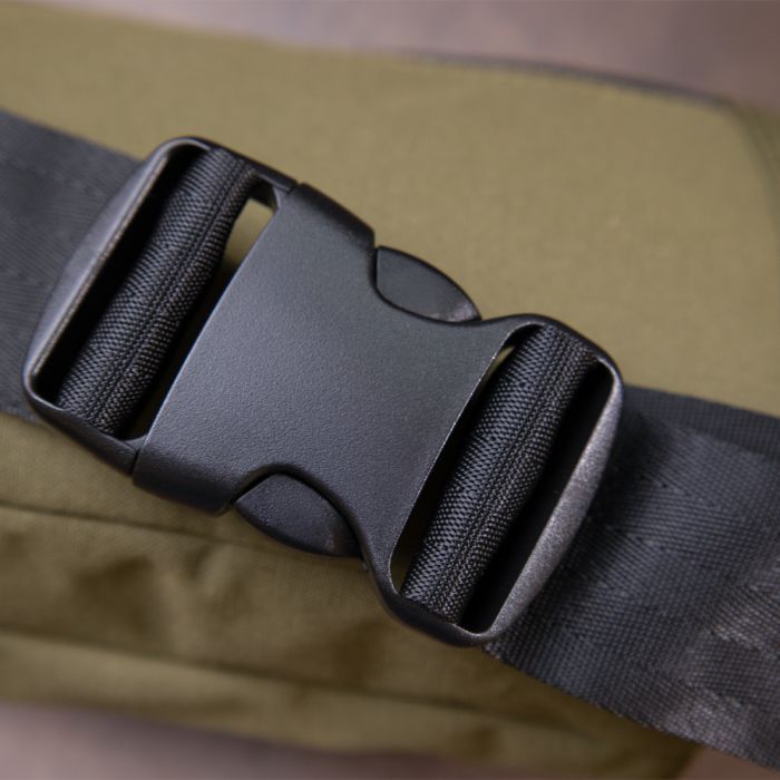 Сумка Vintage Бананка нейлон Зеленая (20636) изображение 11