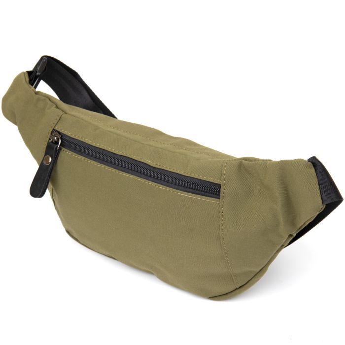 Сумка Vintage Бананка нейлон Зеленая (20636) изображение 2