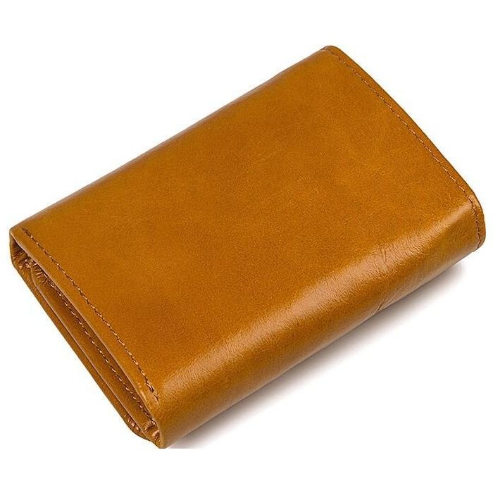 Кошелек Vintage Кожаный Рыжий (14597) изображение 2