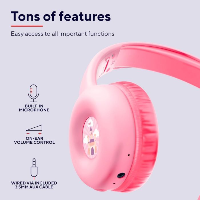 Наушники Trust Nouna Kids Wireless Blue (25275) изображение 5