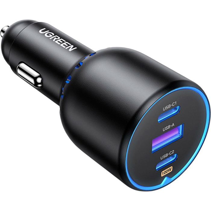 Зарядное устройство Ugreen 3xUSB 130W (2xUSB-C+USB-A) QC 3.0 black (CD293) (90413) изображение 2