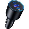 Зарядное устройство Ugreen 3xUSB 130W (2xUSB-C+USB-A) QC 3.0 black (CD293) (90413)