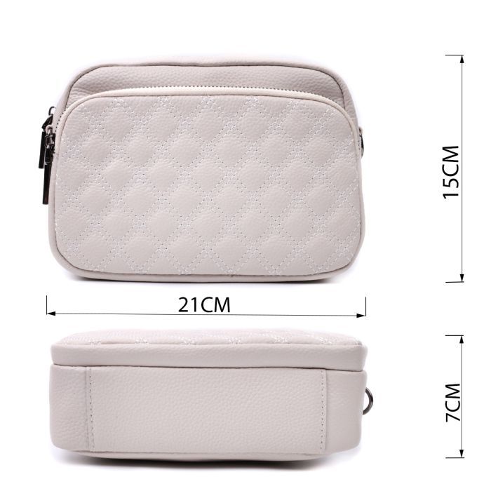 Сумка Vintage Из натуральной кожи Белая (22633) изображение 3