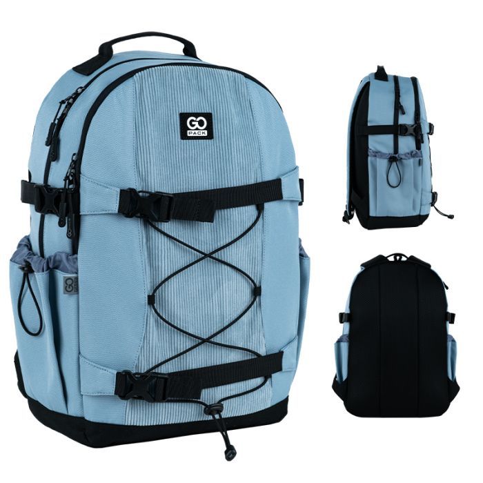 Рюкзак шкільний GoPack Education Teens 186 блакитний (GO25-186L-2)