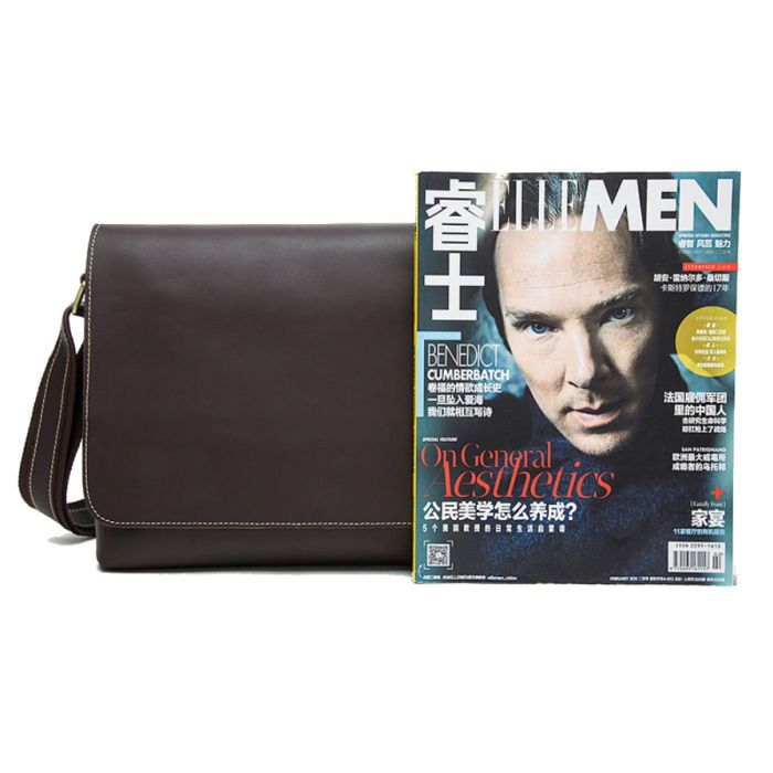 Сумка Vintage На плечо Коричневая (20007) изображение 5