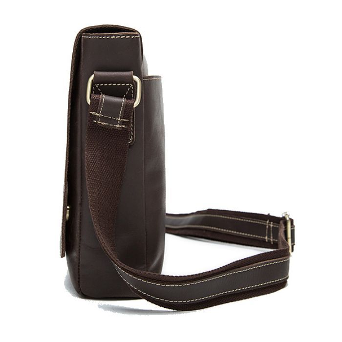 Сумка Vintage На плечо Коричневая (20007) изображение 8