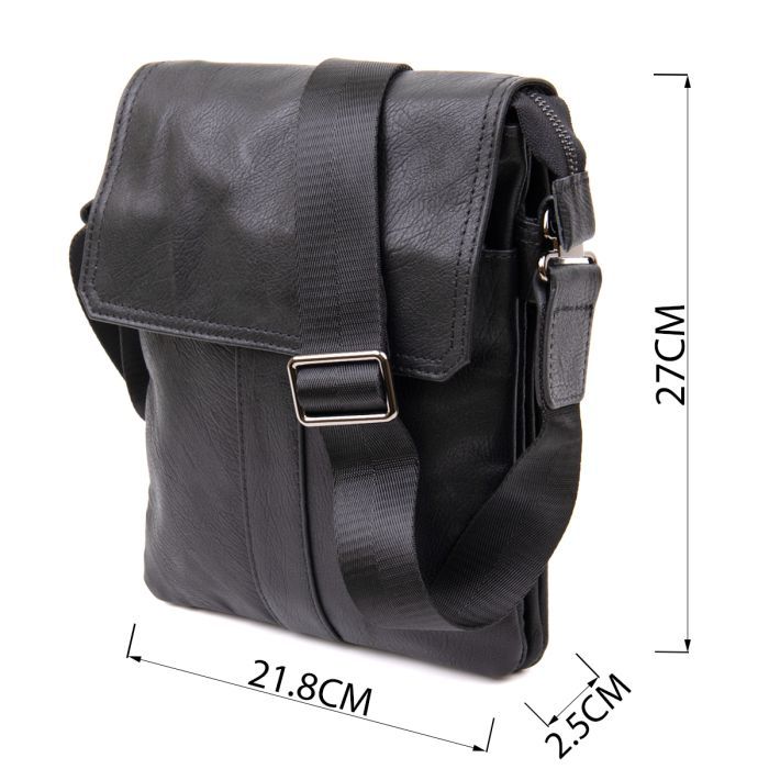 Сумка Vintage Черная (20442) изображение 3