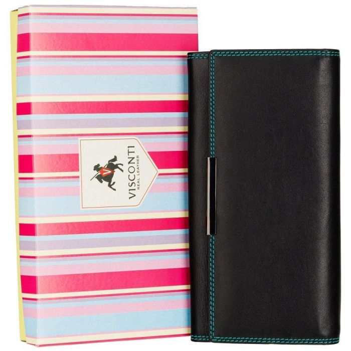 Гаманець Visconti R11 Paloma з RFID Black/Rhumba (R11 BLK/RHUMBA) зображення 6
