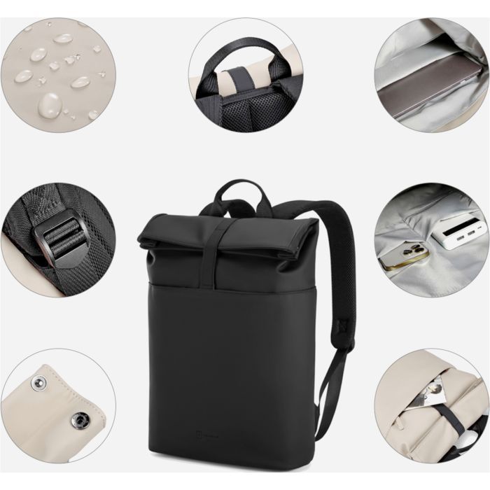 Рюкзак для ноутбука Tavialo 15.6" SUAVE TD15 black, 15L (222224010) изображение 5