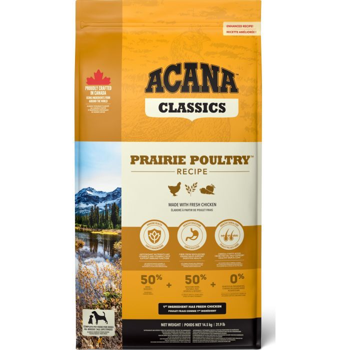 Сухой корм для собак ACANA Prairie Poultry 9.7 кг (0064992560119)