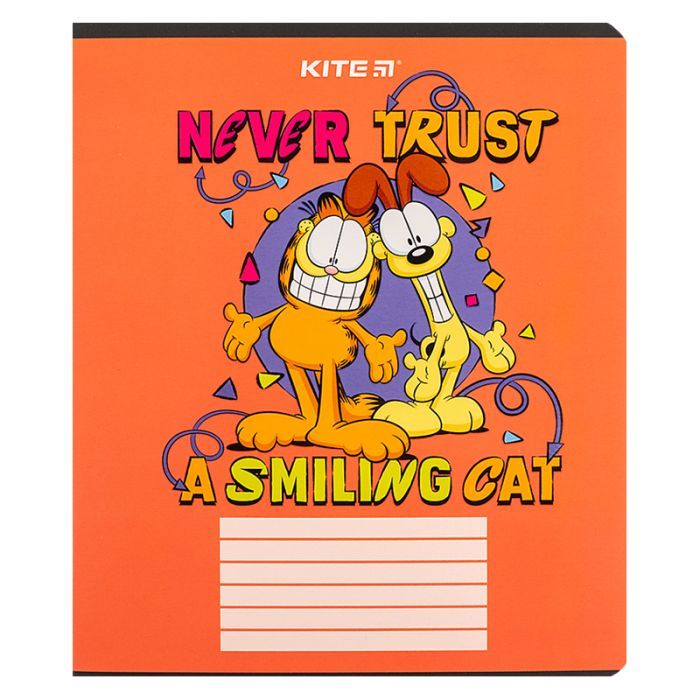 Зошит Kite Garfield, 18 аркушів, клітинка (GF24-236) зображення 12