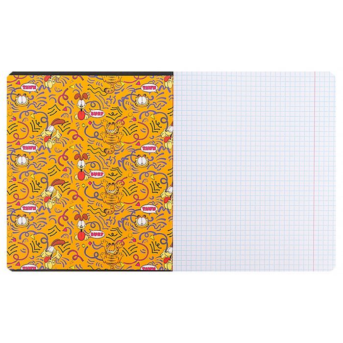 Зошит Kite Garfield, 18 аркушів, клітинка (GF24-236) зображення 4