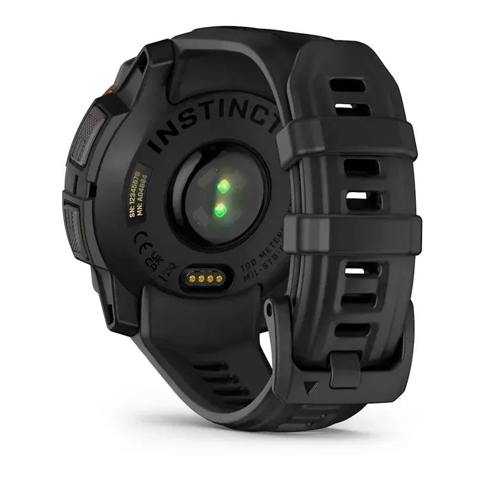 Смарт-часы Garmin Instinct 3, 45mm, Solar, Black Bezel with Black Band, GPS смарт-годинник (010-02934-00) изображение 5